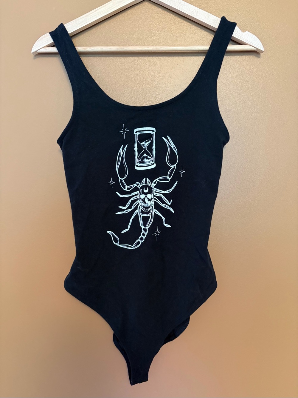 Black Scorpion Graphic Bodysuit